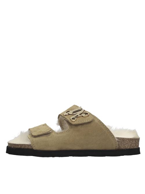 Suede mules PALM ANGELS | PWIH021F23LEA0016261CAMMELLO